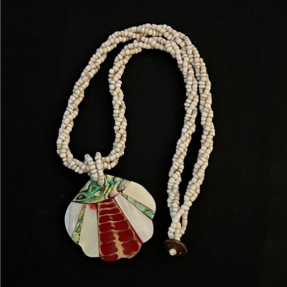 Beaded and Shell Necklace - Picture 12 of 12